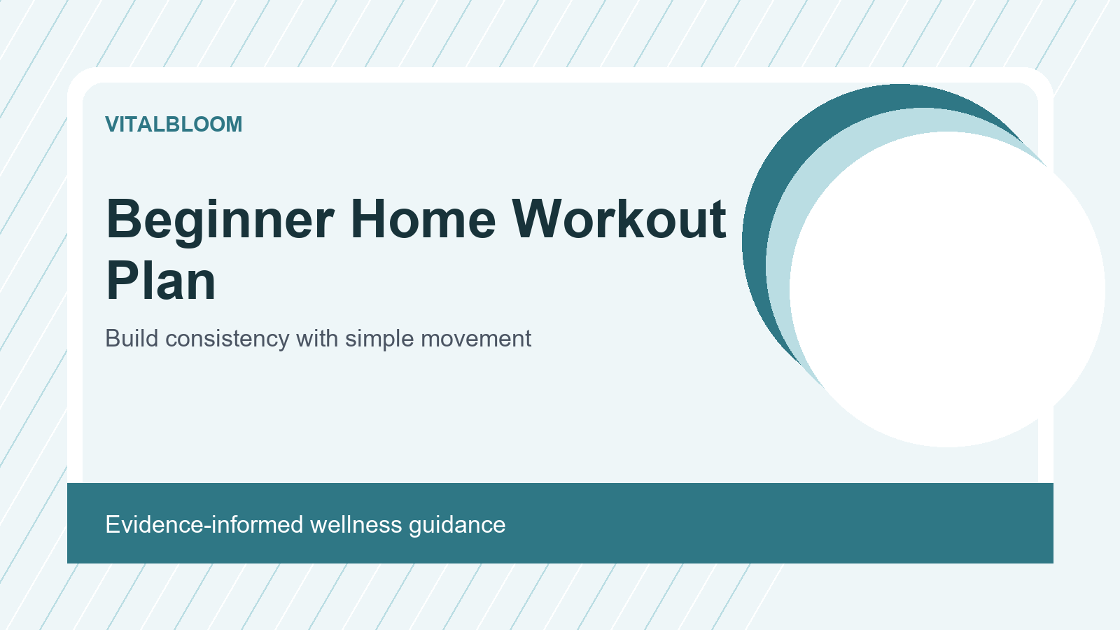 beginner home workout plan