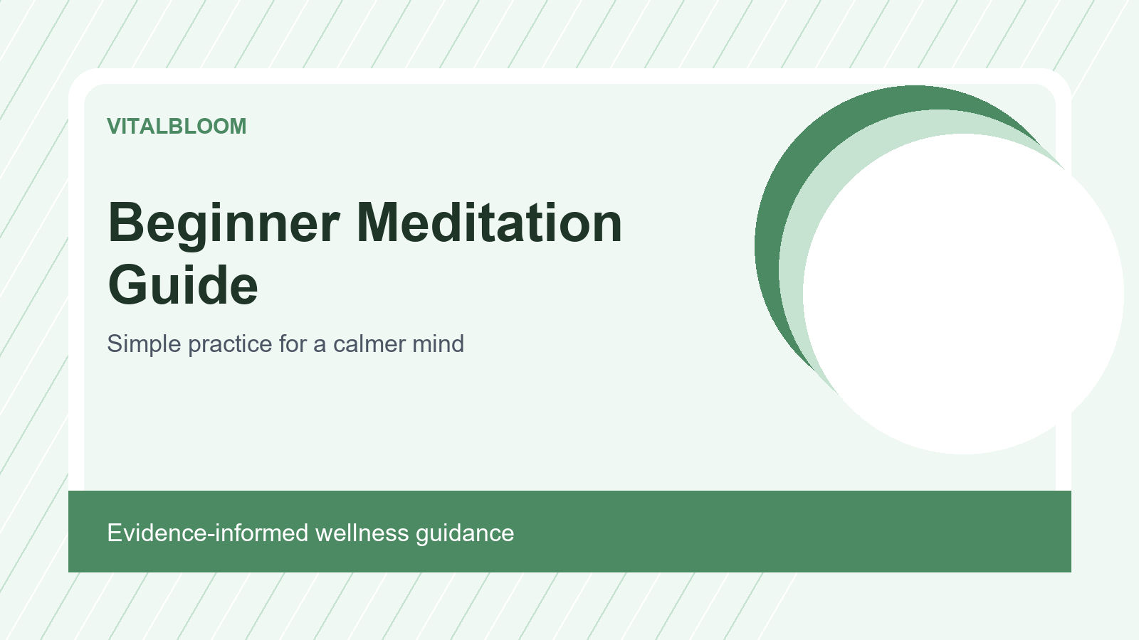 beginner meditation guide