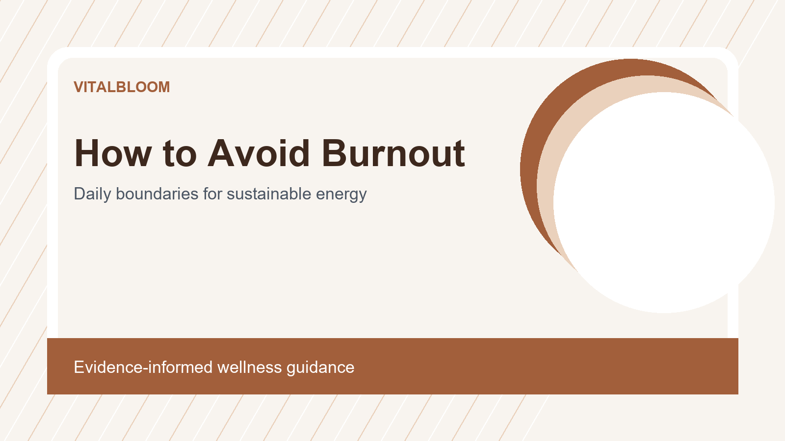 How to Avoid Burnout With Better Daily Boundaries