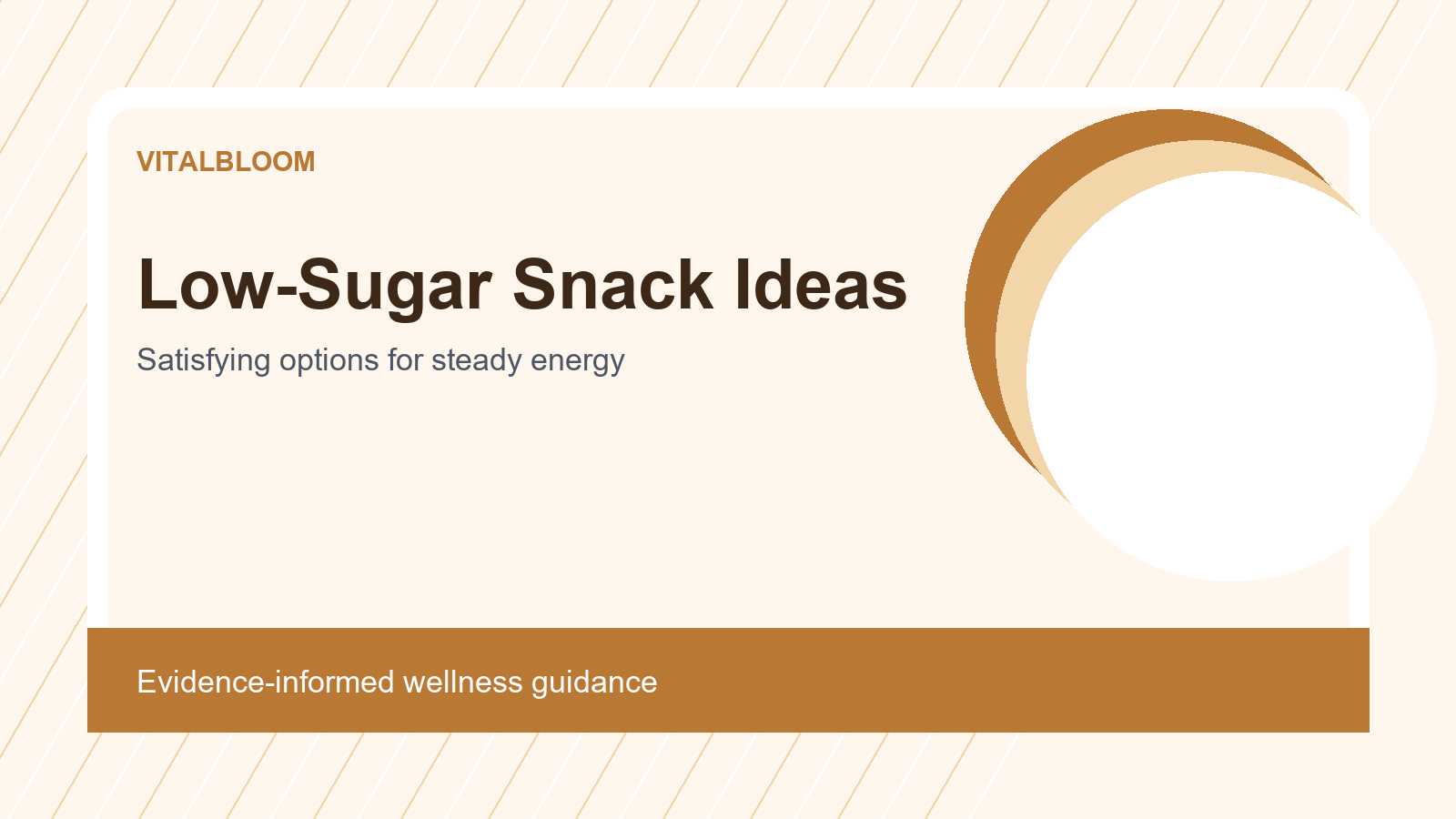 Low-Sugar Snack Ideas That Still Feel Satisfying
