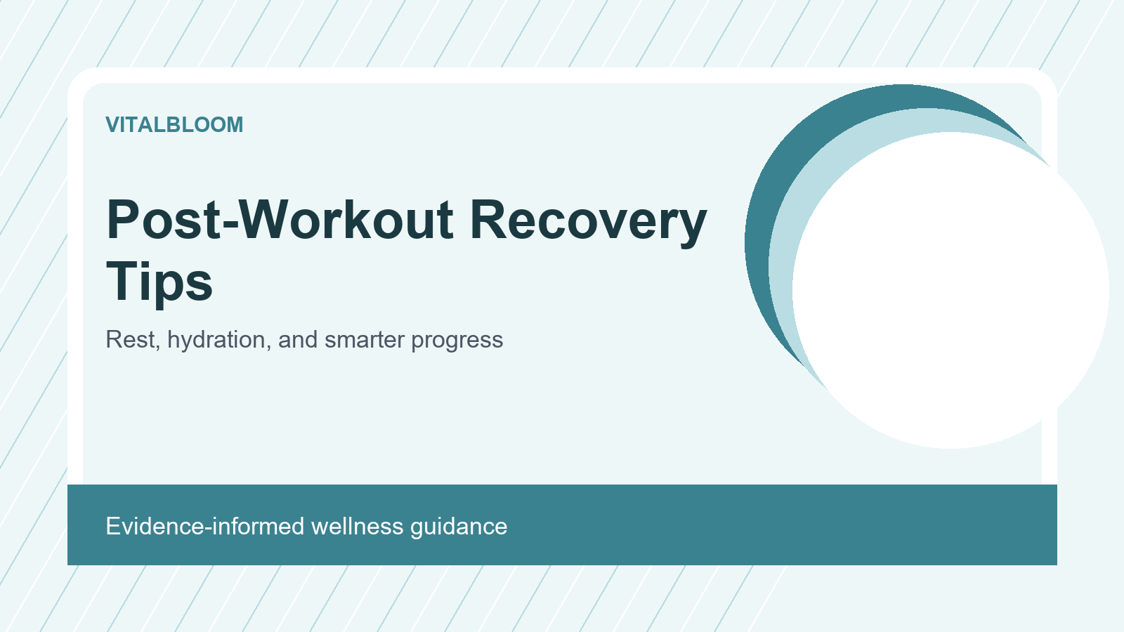 post workout recovery tips
