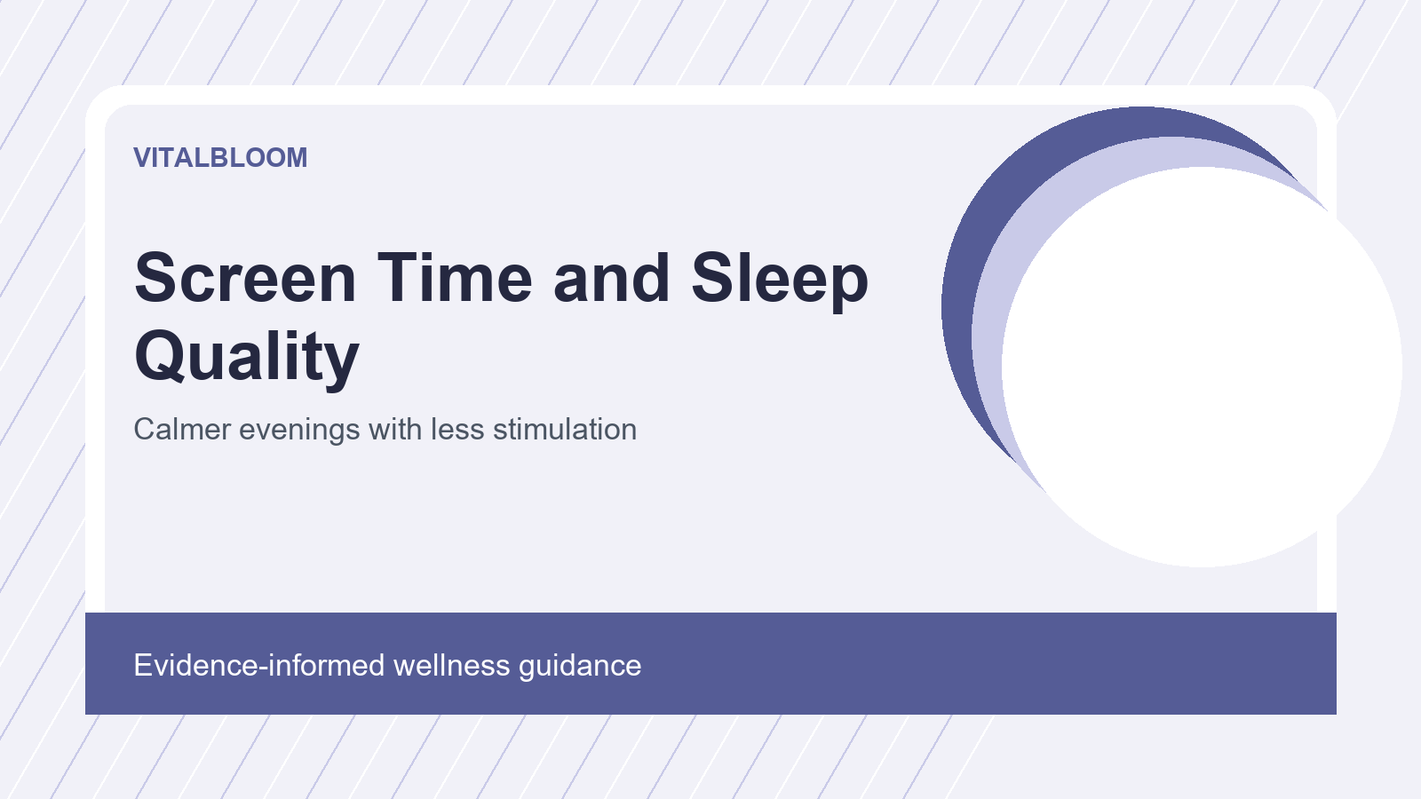 Screen Time and Sleep Quality: What to Know