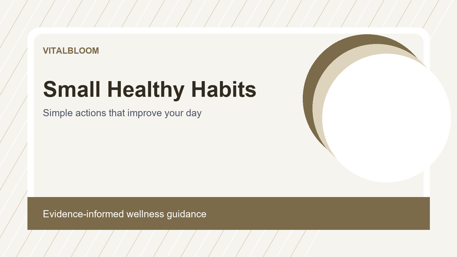 Small Healthy Habits That Can Improve Your Day