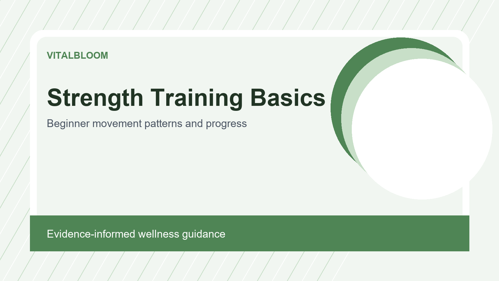 strength training basics