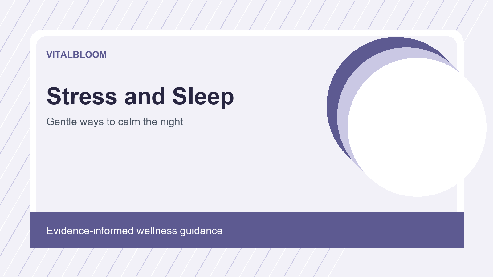 How Stress Affects Sleep and What You Can Do